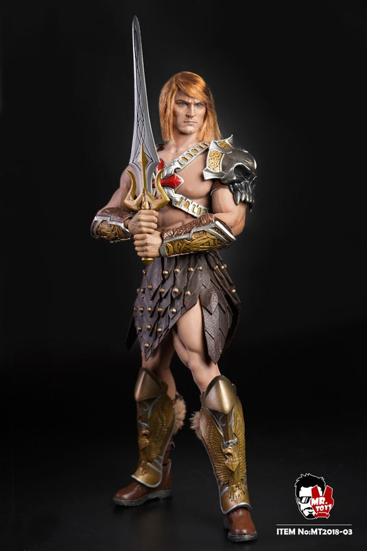Barbarian - Gold-Colored Leg Armor