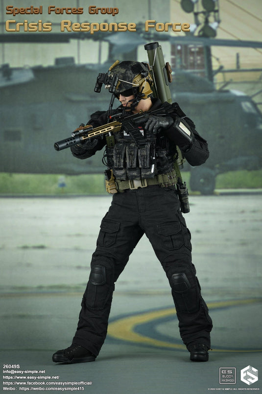 Crisis Response Force Exc - Black & Grey 5.56 Suppressor w/Cover