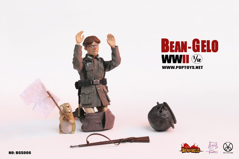 Load image into Gallery viewer, 1/12 - WWII Bean-Gelo - Han - Metal Pot w/Bonfire &amp; Sticks
