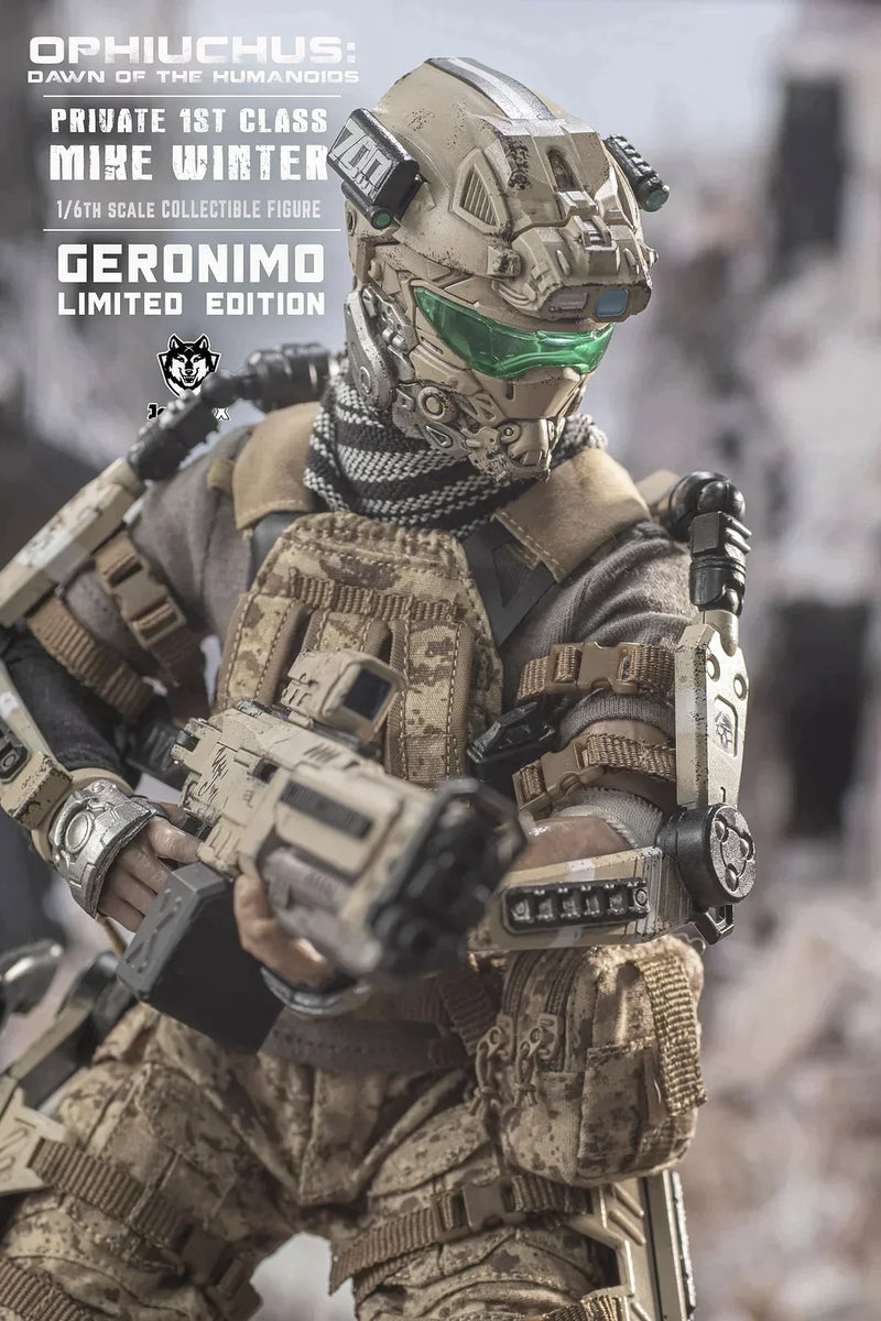 Load image into Gallery viewer, Pvt 1st Class Mike Winter Geronimo Ver - Mech Suit w/AOR1 Vest

