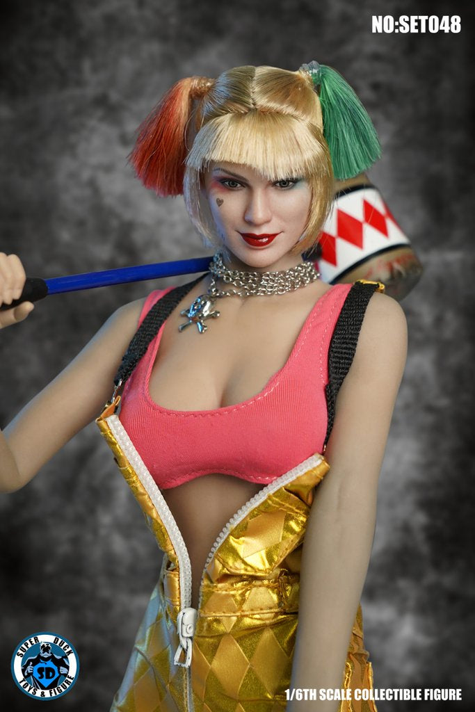 Load image into Gallery viewer, Harley Head Sculpt &amp; Outfit Set - MINT IN BOX
