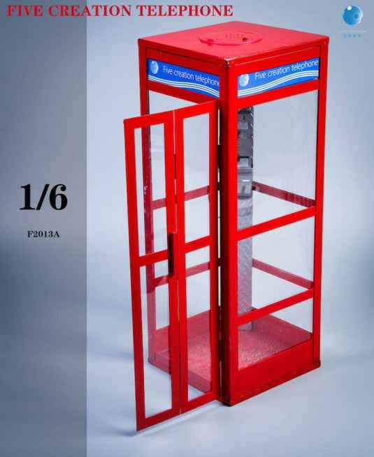 Light-Up Red Telephone Booth - MINT IN BOX