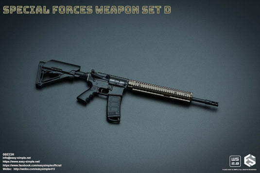 Special Forces - Black & Bronze Like M4 Assault Rifle w/60 Round Mag