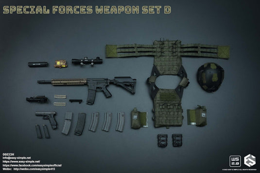 Special Forces Weapon Set - Version H - MINT IN BOX - 06033H