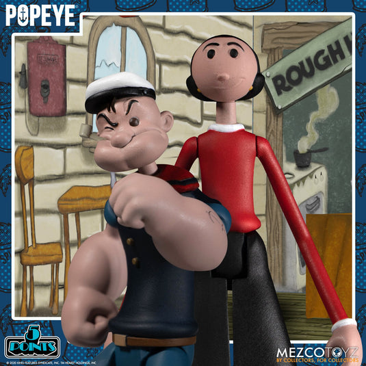 1/12 - 5-Point Popeye Deluxe Box Set - MINT IN BOX