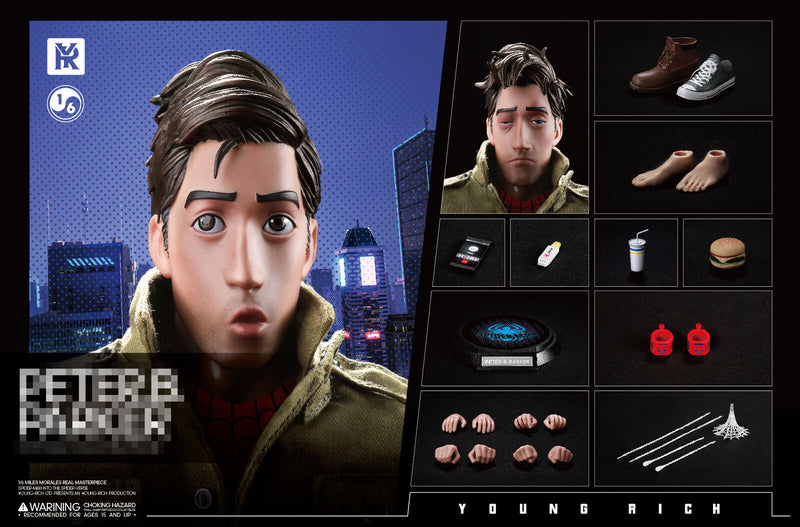 Load image into Gallery viewer, Middle-Aged Spider-Man - Brown Boots (Peg Type)
