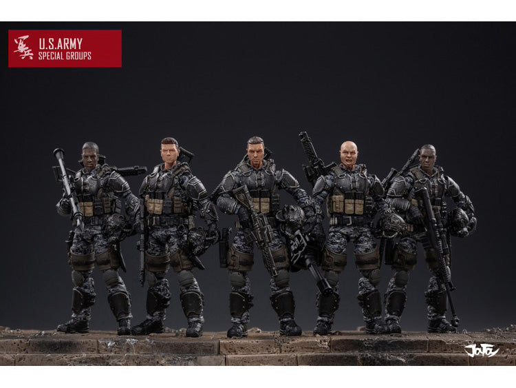 Load image into Gallery viewer, 1/18 - U.S. Armed Forces Special Groups Set - MINT IN BOX

