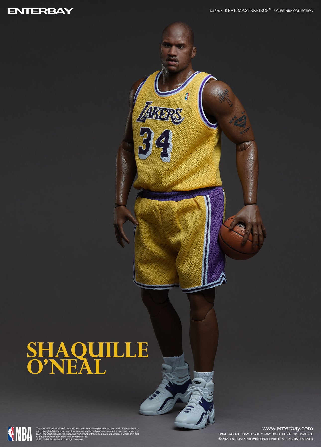 Shaquille O'Neal Lakers iconic jersey