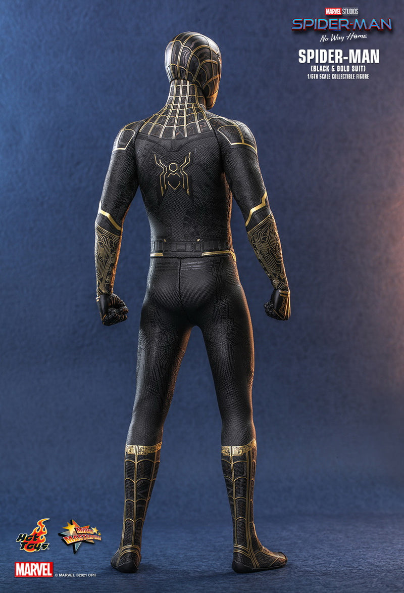 Load image into Gallery viewer, Spider-Man: No Way Home - Spider-Man Black &amp; Gold Suit - MINT IN BOX
