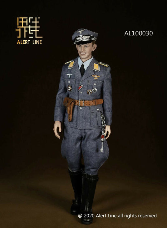 WWII - Luftwaffe Fighter Ace - Male Head Sculpt