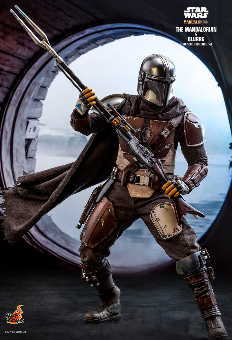 Load image into Gallery viewer, Star Wars - The Mandalorian &amp; Blurrg - MINT IN BOX
