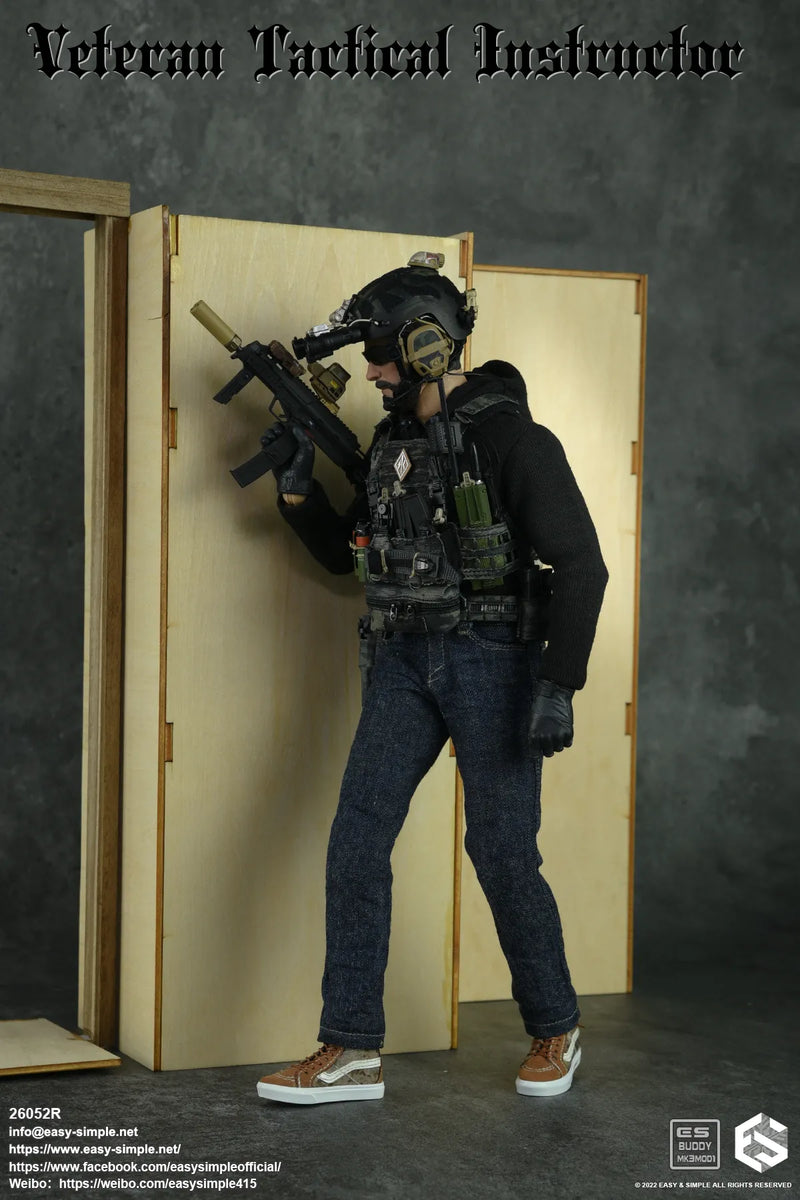 Load image into Gallery viewer, Veteran Tactical Instructor - Black Multicam Helmet w/NVG Set
