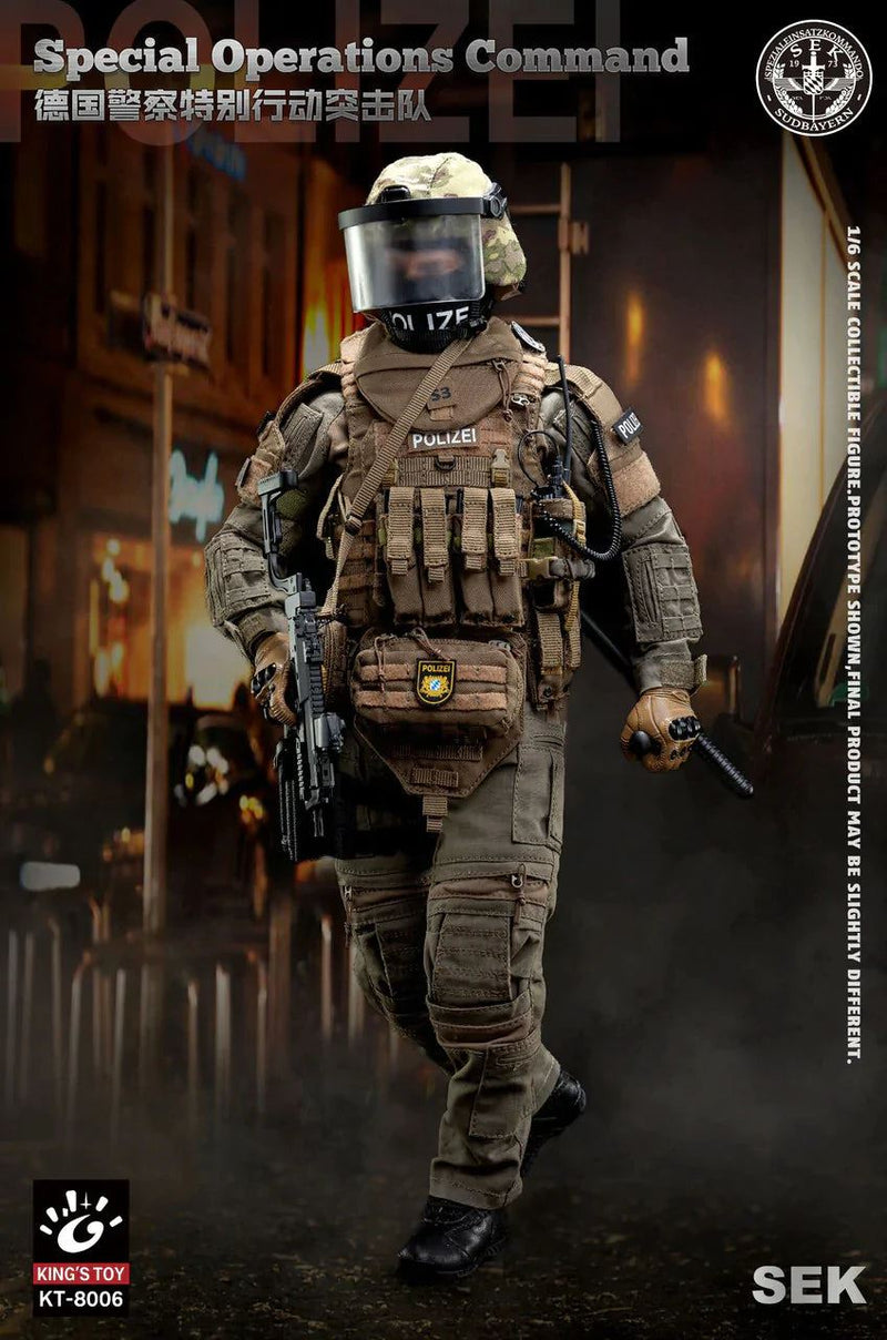 Load image into Gallery viewer, SEK Special Operations Command - MP7 Submachine Gun w/Suppressor
