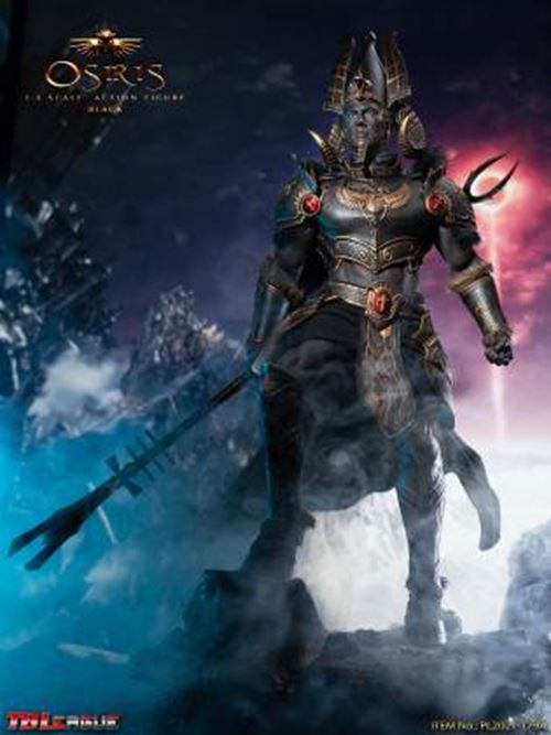 Load image into Gallery viewer, Egyptian God Of The Dead Osiris - Black Chest Armor w/Shoulder Pads
