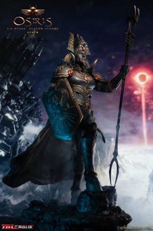 Egyptian God Of The Dead Osiris - Black Chest Armor w/Shoulder Pads