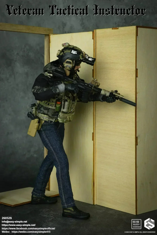 Veteran Tactical Instructor S Ver - Black Shirt w/Under Sleeves