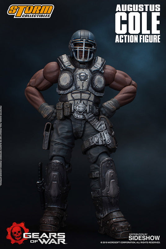 1/12 - Gears Of War - Augustus Cole - Male Head Sculpt Type 1