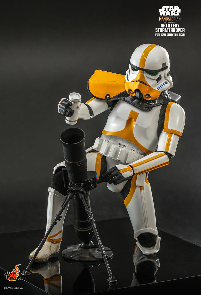Load image into Gallery viewer, Star Wars Artillery Stormtrooper - White &amp; Yellow Arm Armor
