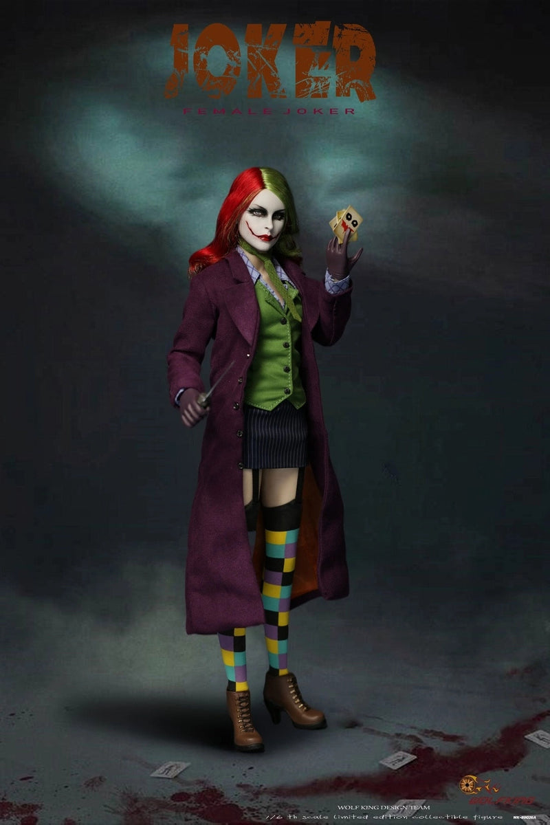 Load image into Gallery viewer, Lady Joker - Female Green Tie
