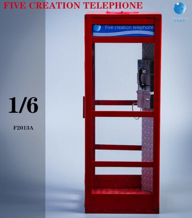Load image into Gallery viewer, Light-Up Black Telephone Booth - MINT IN BOX
