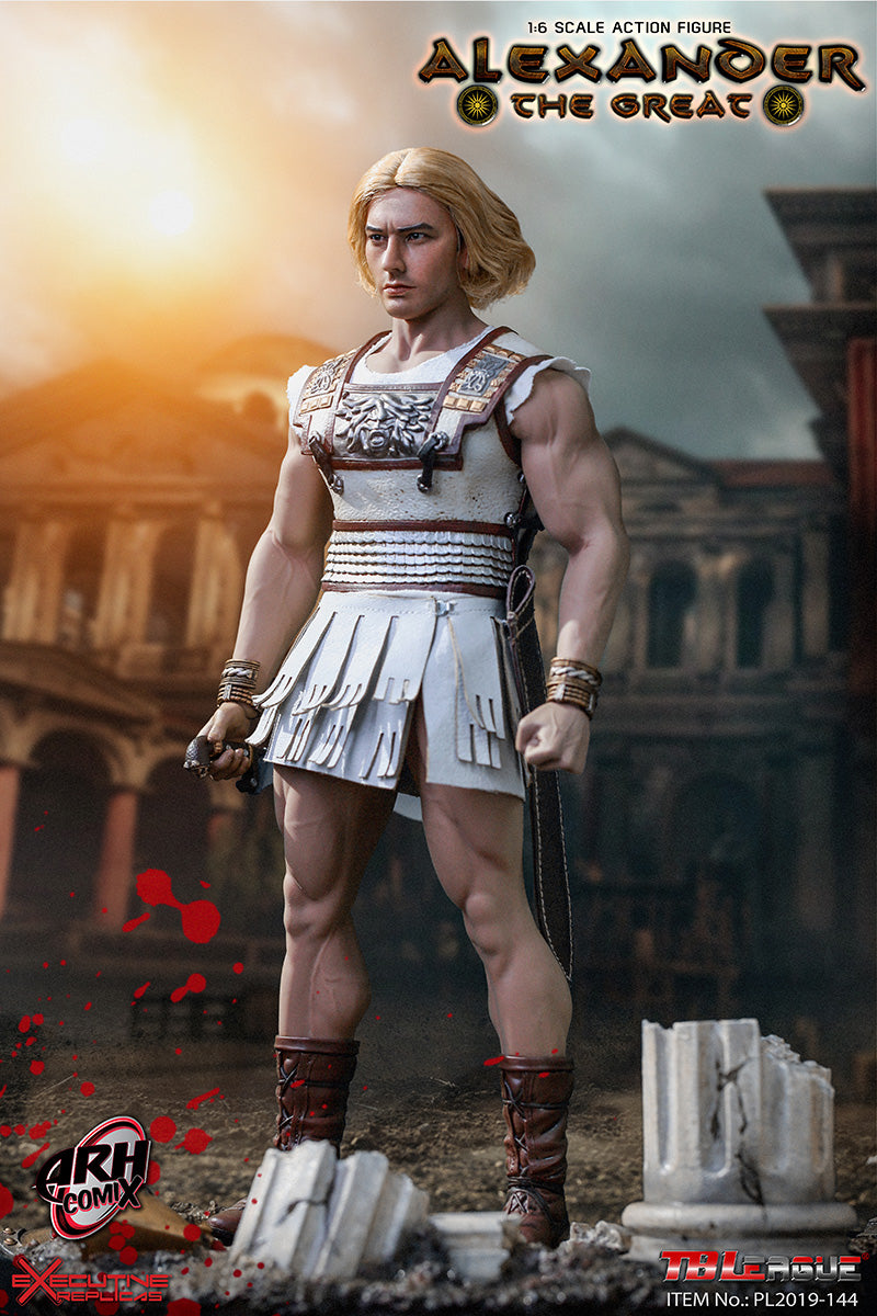 Load image into Gallery viewer, Alexander The Great - White Kilt
