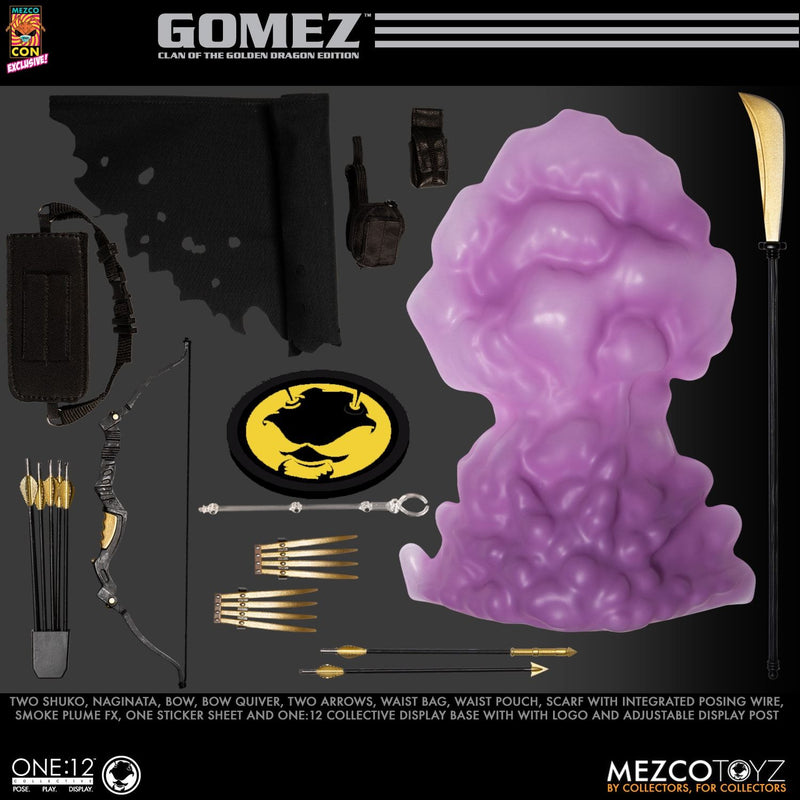 Load image into Gallery viewer, Booth-In-A-Box Exclusive - Golden Dragon Gomez - MINT IN BOX
