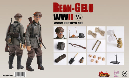 1/12 - WWII Bean-Gelo - Han - Male Head Sculpt