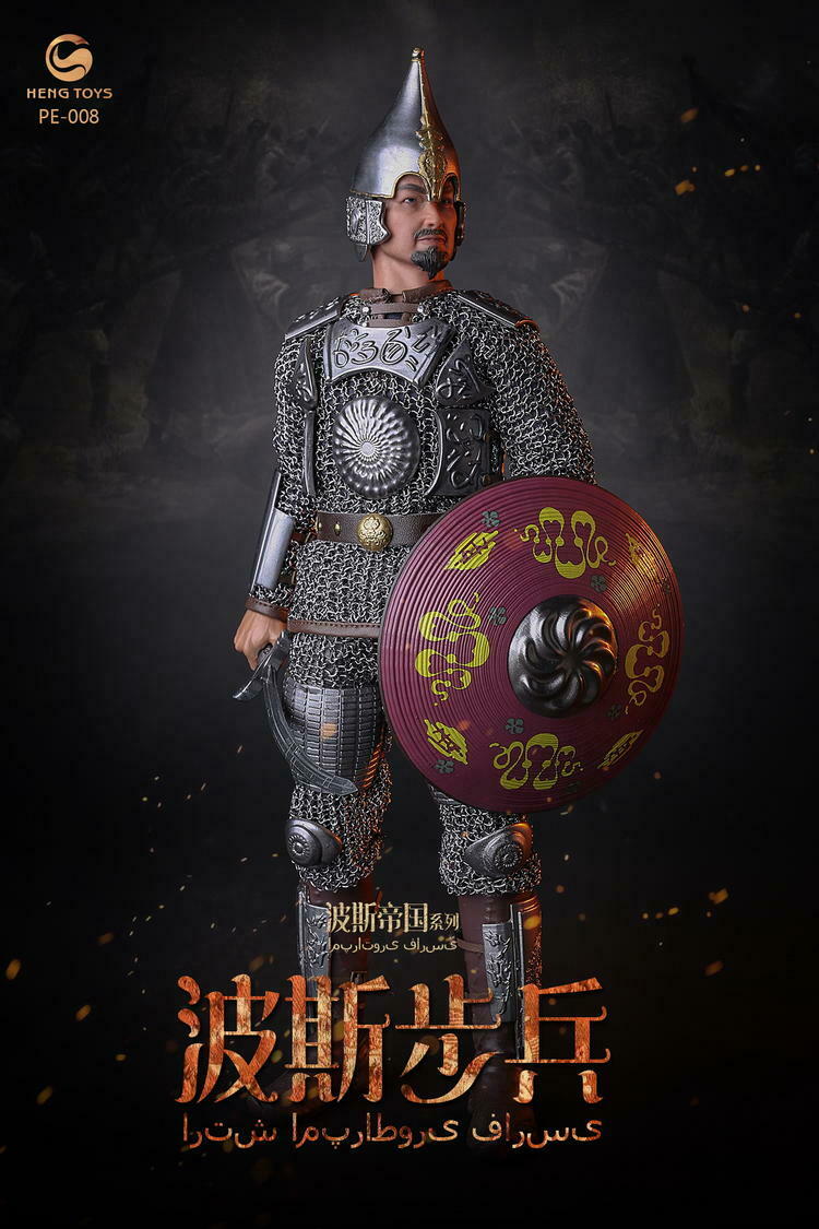 Load image into Gallery viewer, Persian Infantry - Chainmail Uniform Set w/Metal Armor Plating
