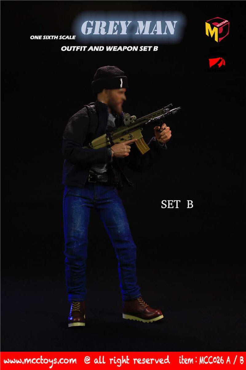 Load image into Gallery viewer, Grey Man Ver. B - Black Backpack

