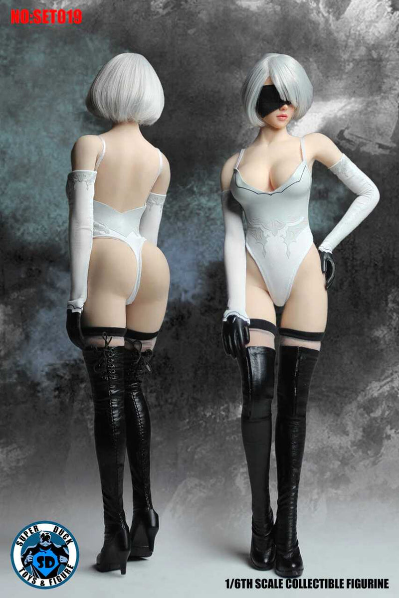 Load image into Gallery viewer, Cyborg 2B - Black Gloved Hand Set
