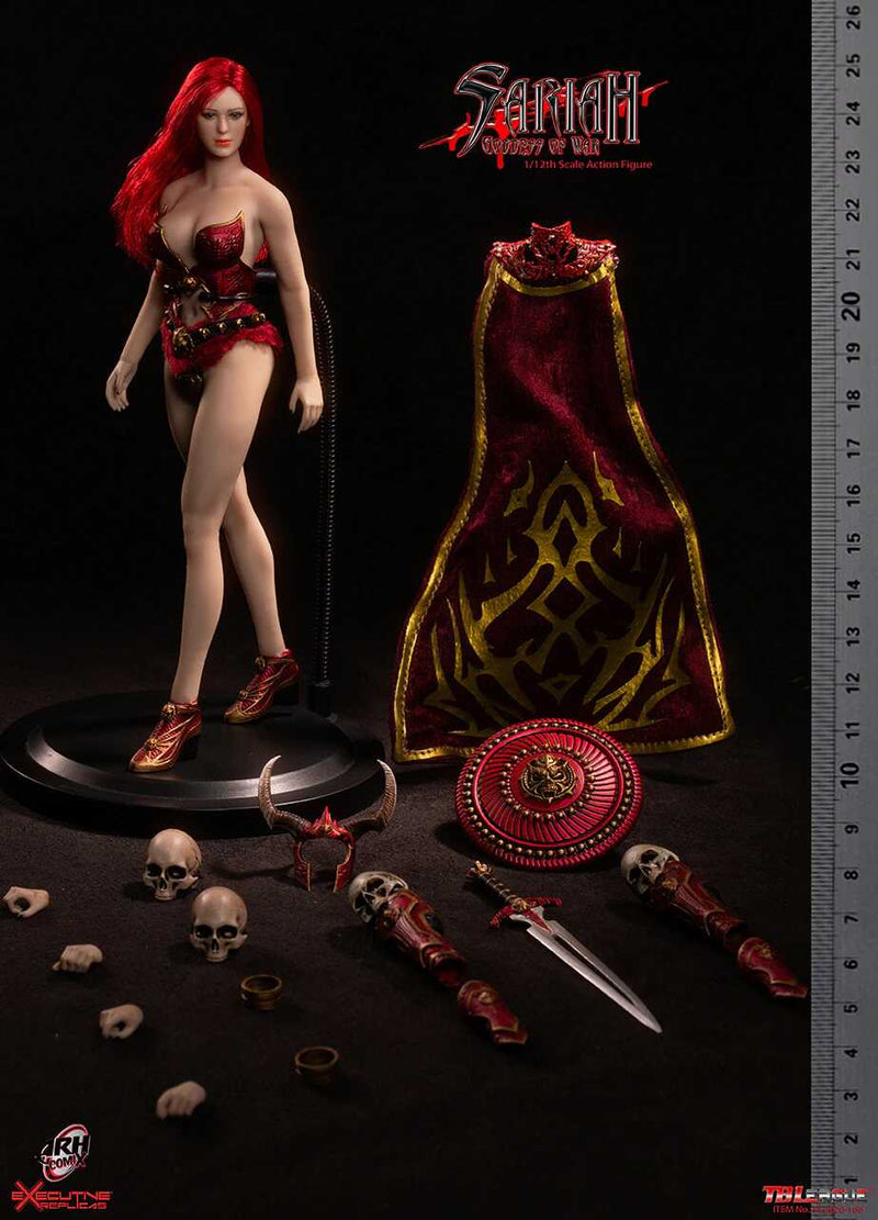 Load image into Gallery viewer, 1/12 - Sariah Goddess Of War - Red Female Underwear
