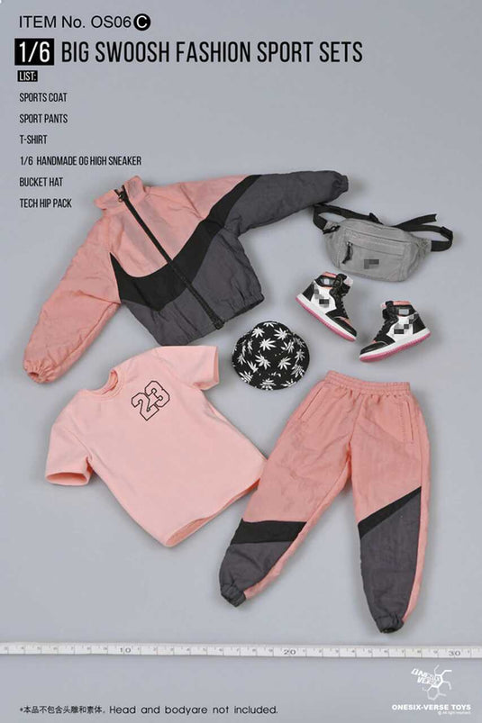 Pink Big Swoosh Fashion Sports Clothing Set - MINT IN BOX