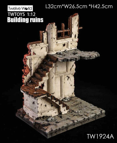 1/12 - Building Ruins (Version A) - MINT IN BOX