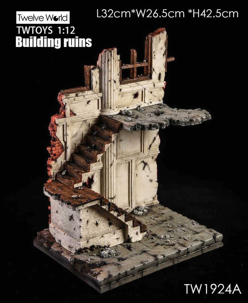 Load image into Gallery viewer, 1/12 - Building Ruins 2-Pack - MINT IN BOX
