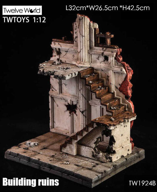 1/12 - Building Ruins 2-Pack - MINT IN BOX