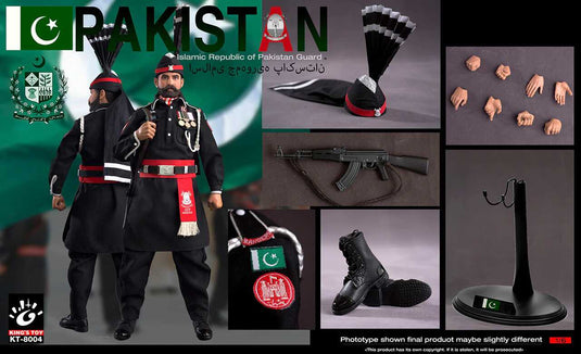 Pakistan Brothers Guard - Black Belt w/Metal Buckle