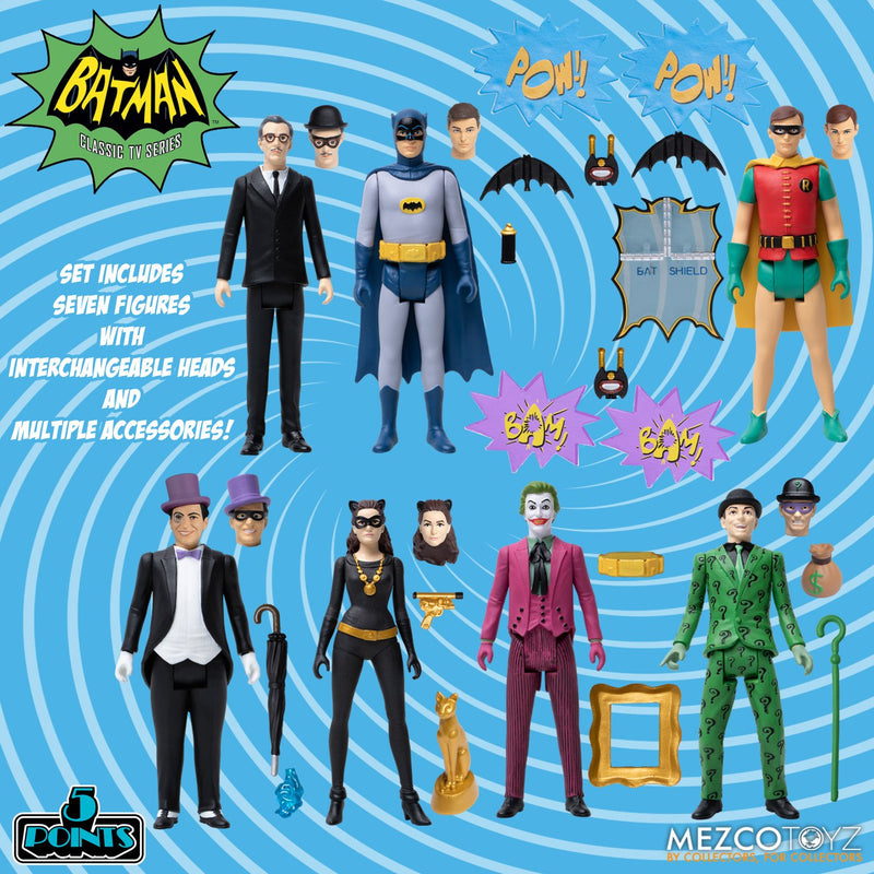 Load image into Gallery viewer, 1/12 -  5 Points Batman Deluxe Boxed Set - MINT IN BOX
