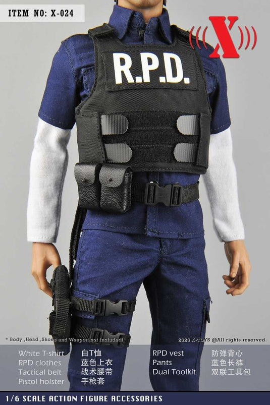 RPD Officer - Blue Police Uniform Set