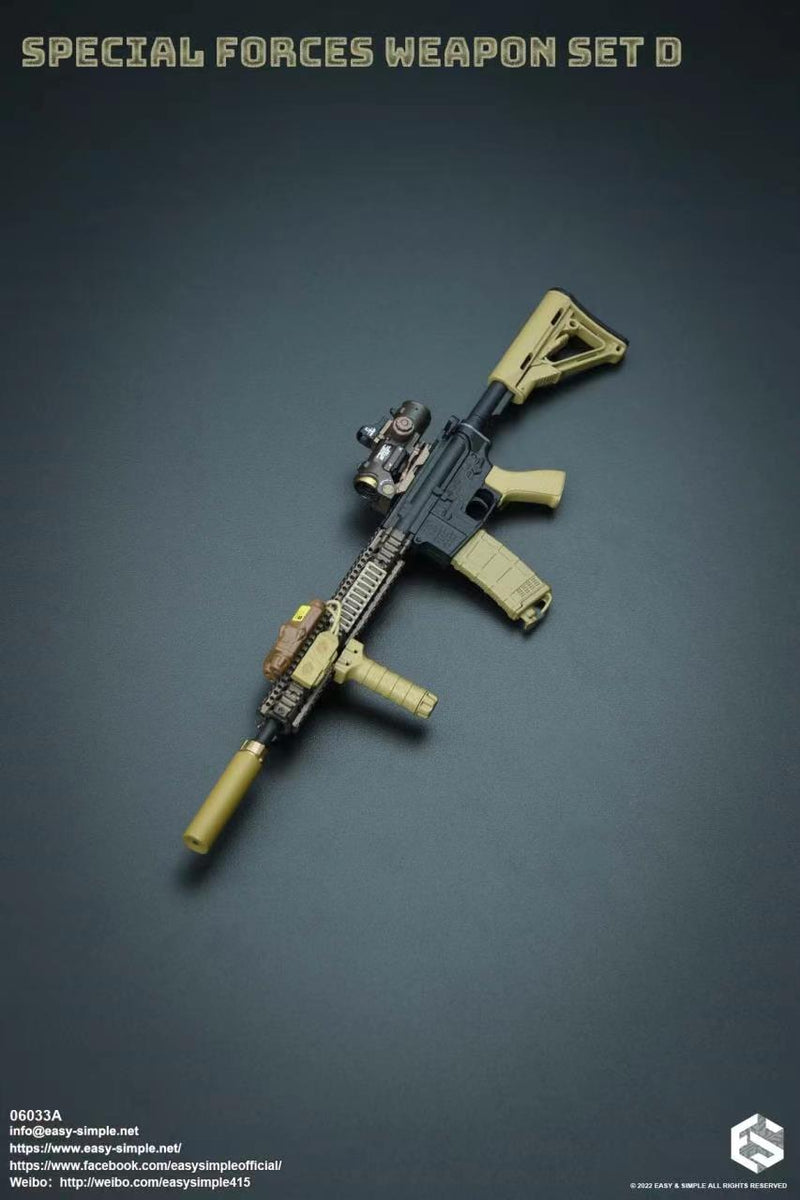 Load image into Gallery viewer, Special Forces - Black &amp; Tan M4 Rifle w/60 Round Magazine
