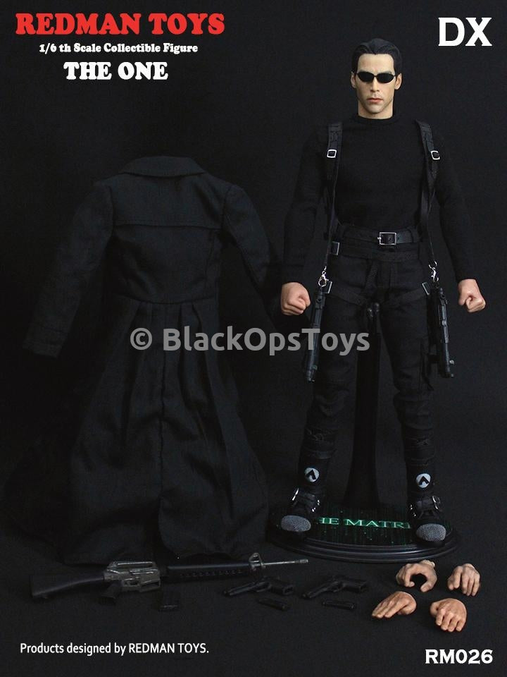 Load image into Gallery viewer, The Matrix Neo Keanu Reeves Black Trench Coat
