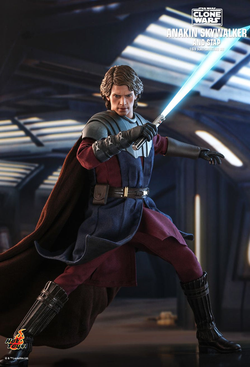 Load image into Gallery viewer, Star Wars: The Clone Wars - Anakin Skywalker &amp; STAP - MINT IN BOX
