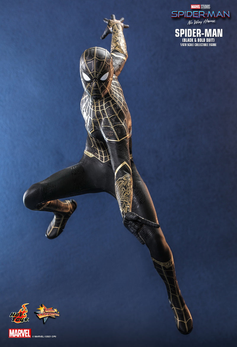 Load image into Gallery viewer, Spider-Man: No Way Home - Spider-Man Black &amp; Gold Suit - MINT IN BOX
