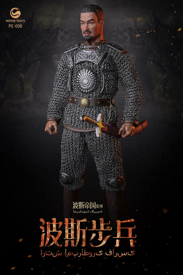 Load image into Gallery viewer, Persian Infantry - Chainmail Uniform Set w/Metal Armor Plating
