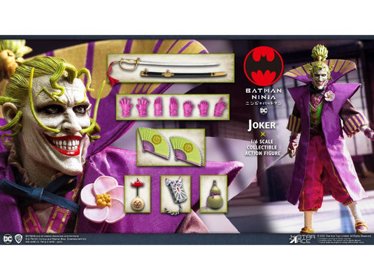 Batman Ninja - Lord Joker - Male Joker Smiling Head Sculpt