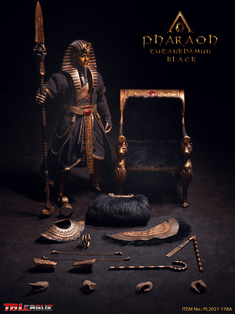 Load image into Gallery viewer, Pharaoh Tutankhamun (Black) - Black &amp; Gold Like Spear
