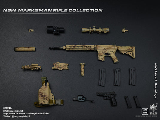 NSW Marksman Rifle - MK12Mod1 - Redwings - MINT IN BOX
