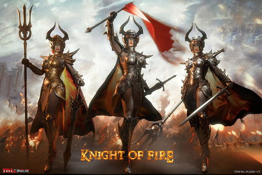 Knight of Fire - Silver - MINT IN BOX