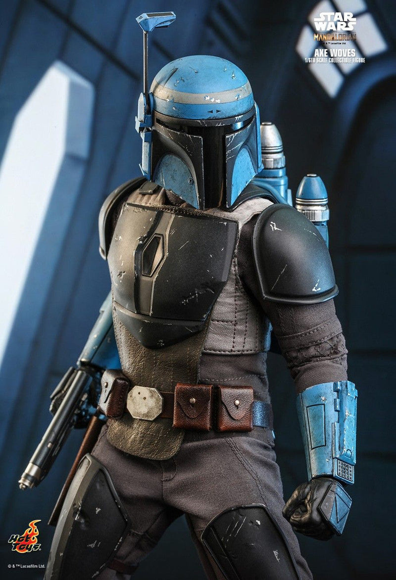 Load image into Gallery viewer, Star Wars The Mandalorian Axe Woves - Brown Boots w/Black Gaiters (Peg Type)
