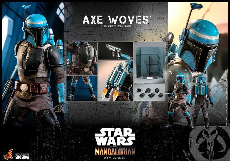 Load image into Gallery viewer, Star Wars The Mandalorian Axe Woves - Base Figure Stand w/Diorama

