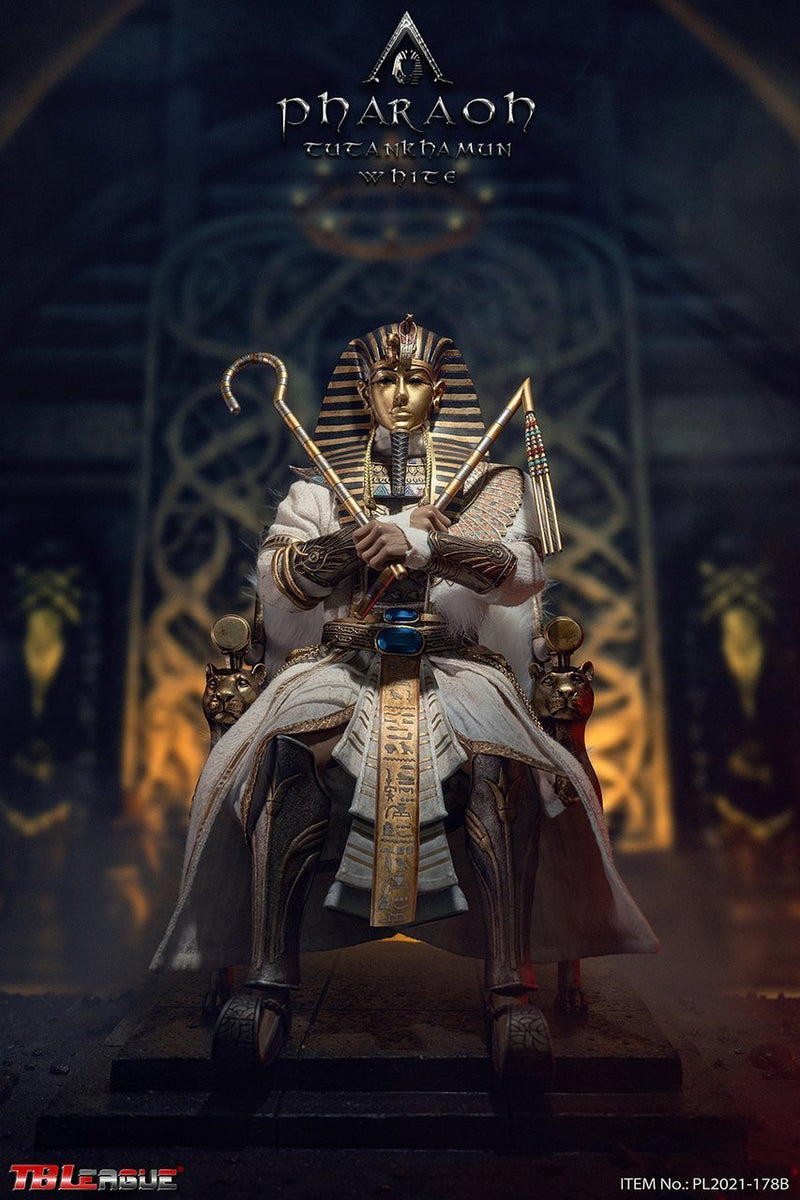Load image into Gallery viewer, Pharaoh Tutankhamun (White) - Hega Flail
